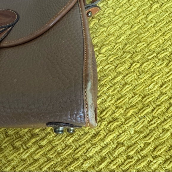 Dooney & Bourke Brown Leather Crossbody Bag with Coin Pouch - Picture 10 of 12